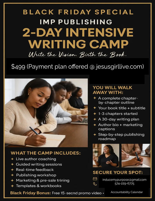 IMP Publishing 2-Day Writing Workshop
